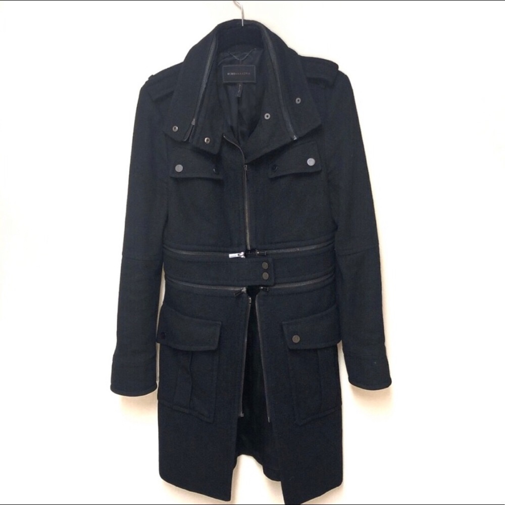 ⚡️SALE⚡️BCBGMaxAzria Military Convertible Coat